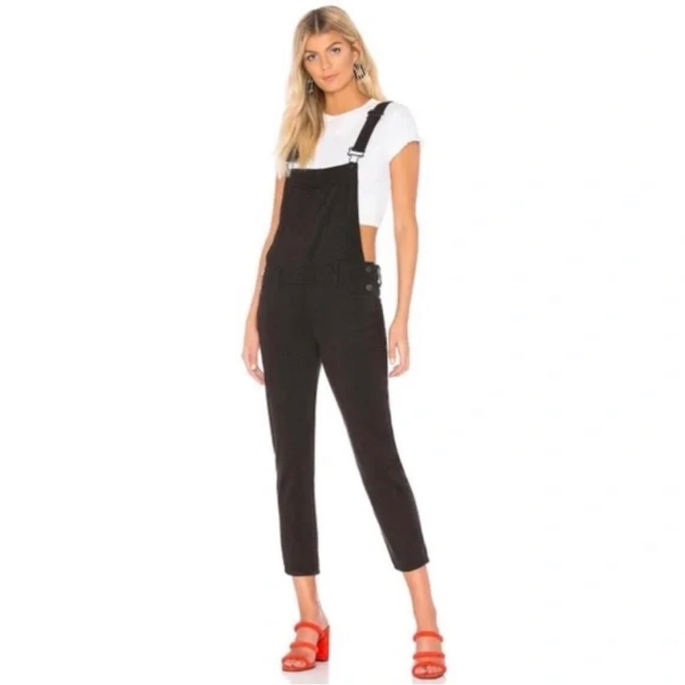 PAIGE Sierra High Waist Denim Overalls - Picture 7 of 11